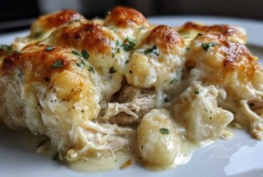 Chicken Alfredo Gnocchi Bake