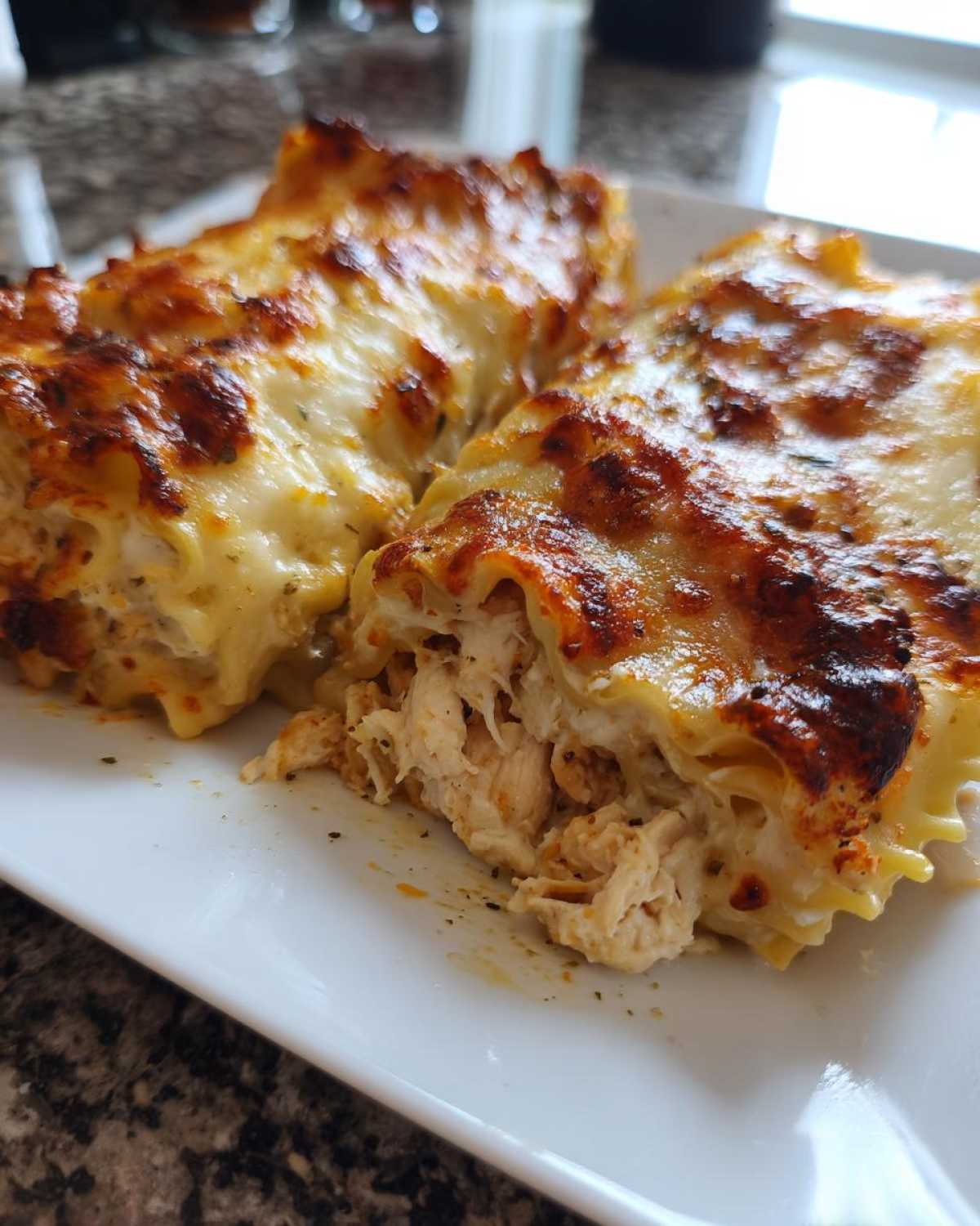 Chicken Alfredo Lasagna Roll-Ups - detail 2