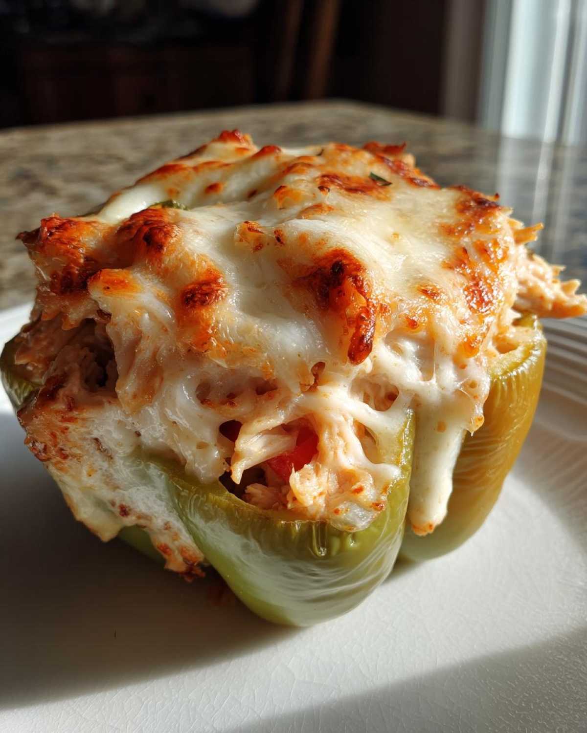 Chicken Alfredo Stuffed Peppers - detail 1