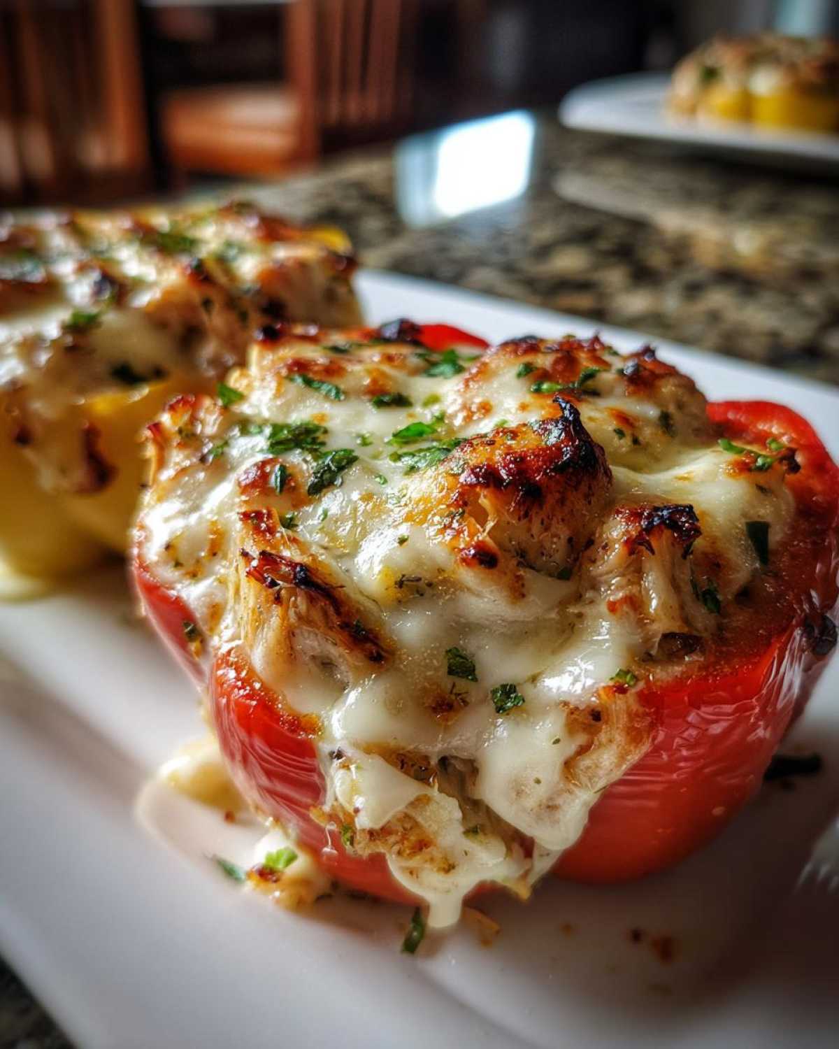 Chicken Alfredo Stuffed Peppers - detail 3
