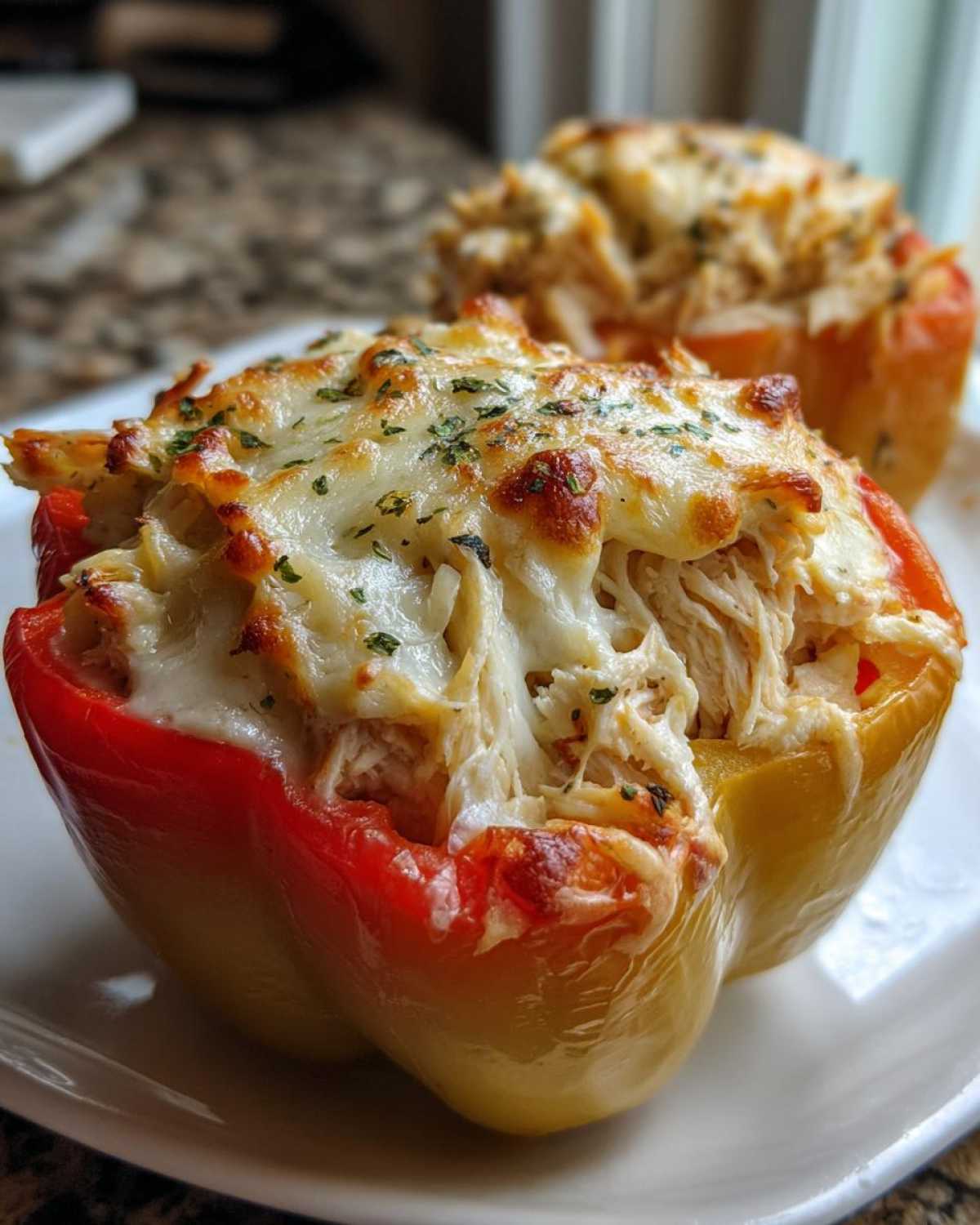 Chicken Alfredo Stuffed Peppers - detail 4