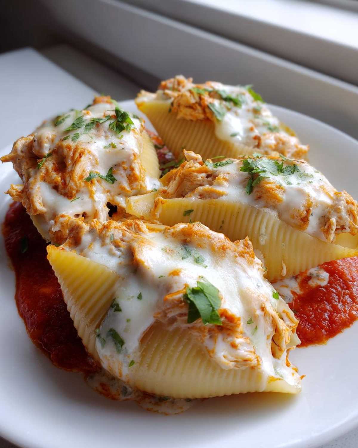 Chicken Alfredo Stuffed Shells - detail 4