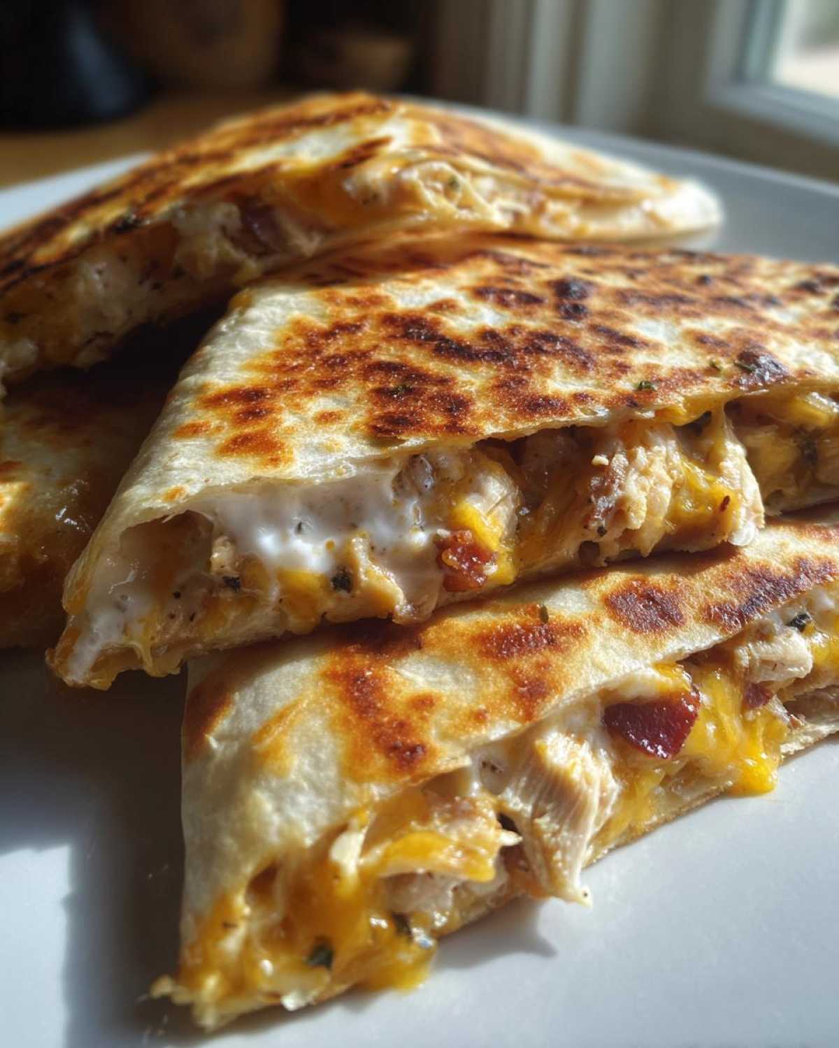 Chicken Bacon Ranch Quesadillas - detail 2