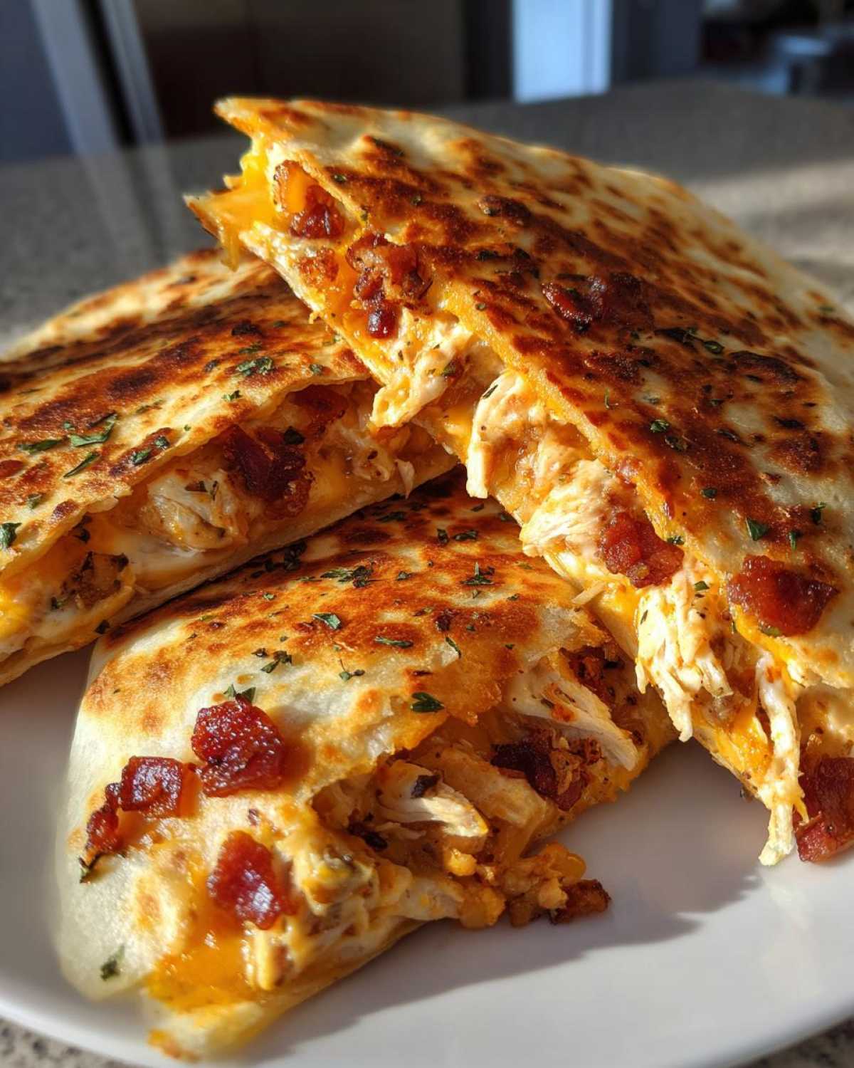 Chicken Bacon Ranch Quesadillas - detail 3