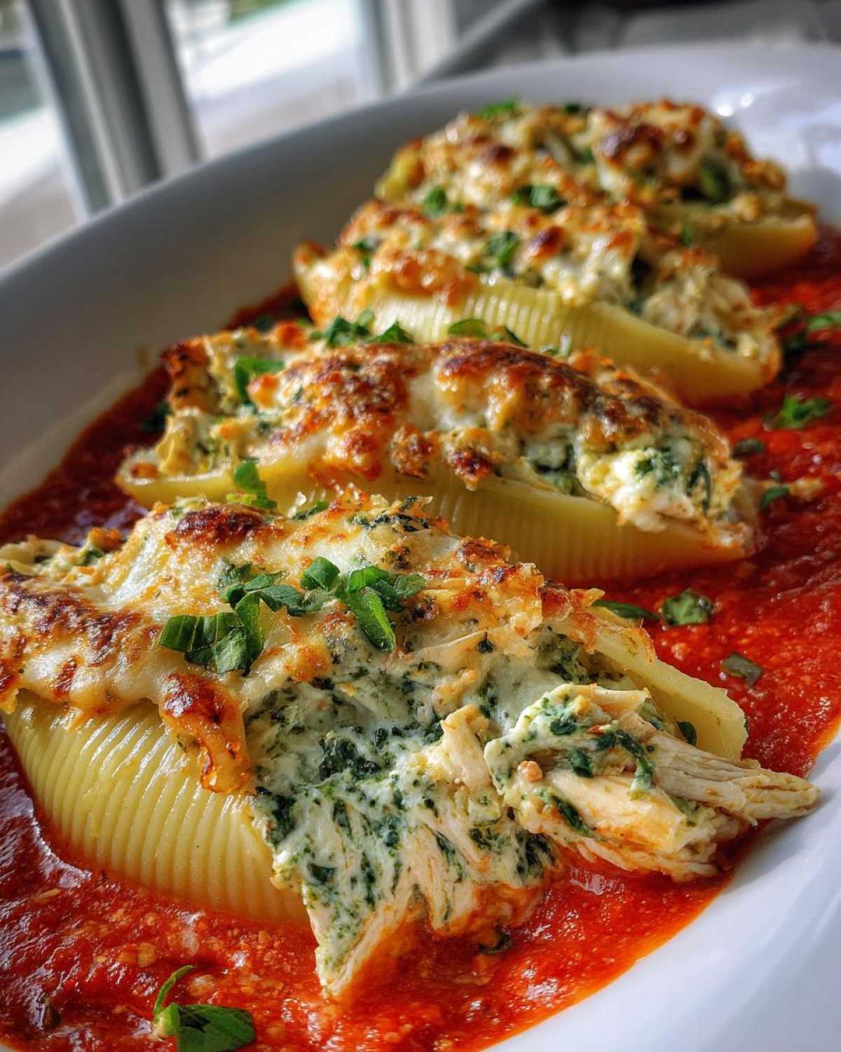 Chicken Pesto Stuffed Shells - detail 1