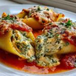 Chicken Pesto Stuffed Shells