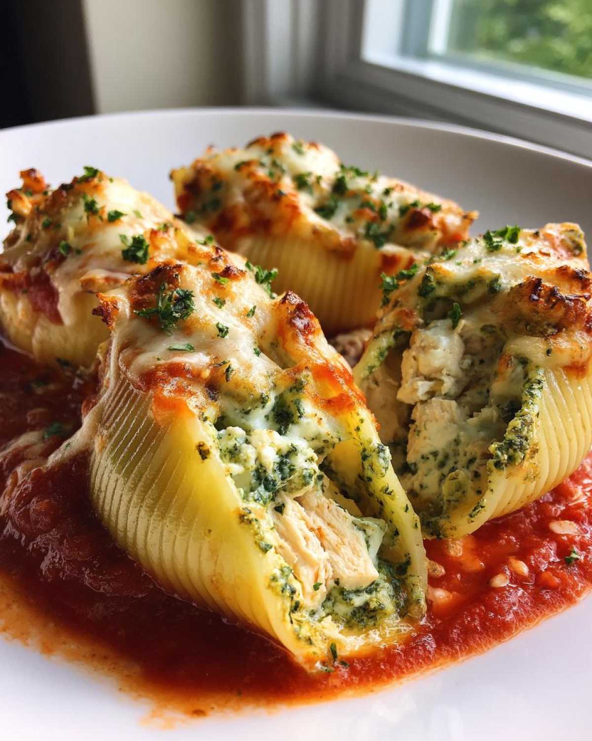 Chicken Pesto Stuffed Shells - detail 2