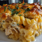 Chicken Ranch Pasta Bake