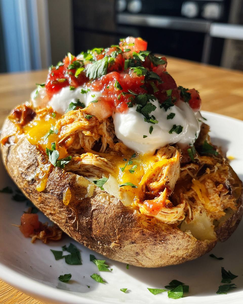 Chicken Taco Stuffed Potatoes - detail 4
