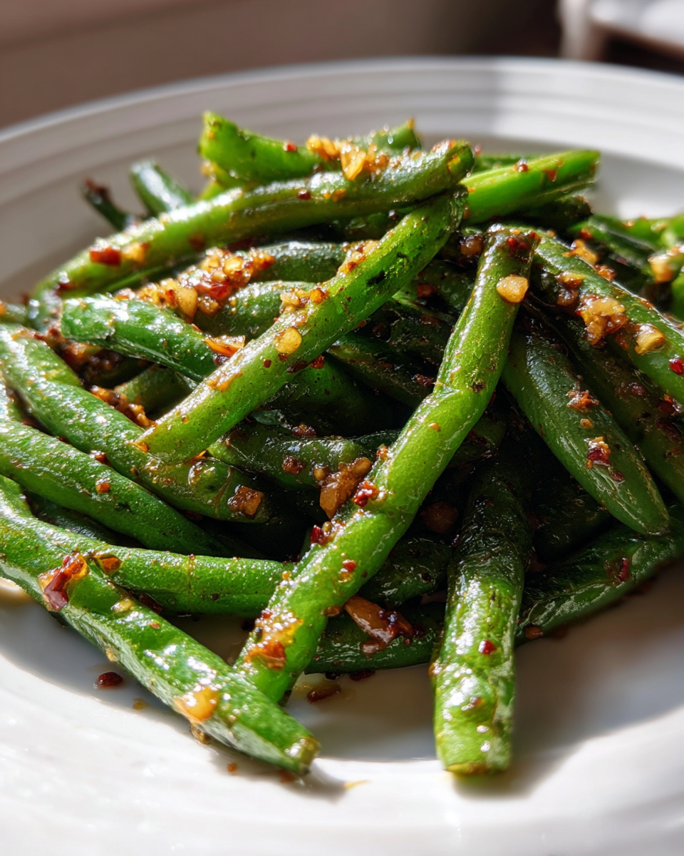 Chili Garlic Green Beans - detail 1