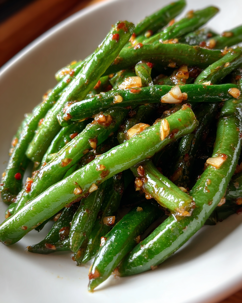 Chili Garlic Green Beans - detail 3