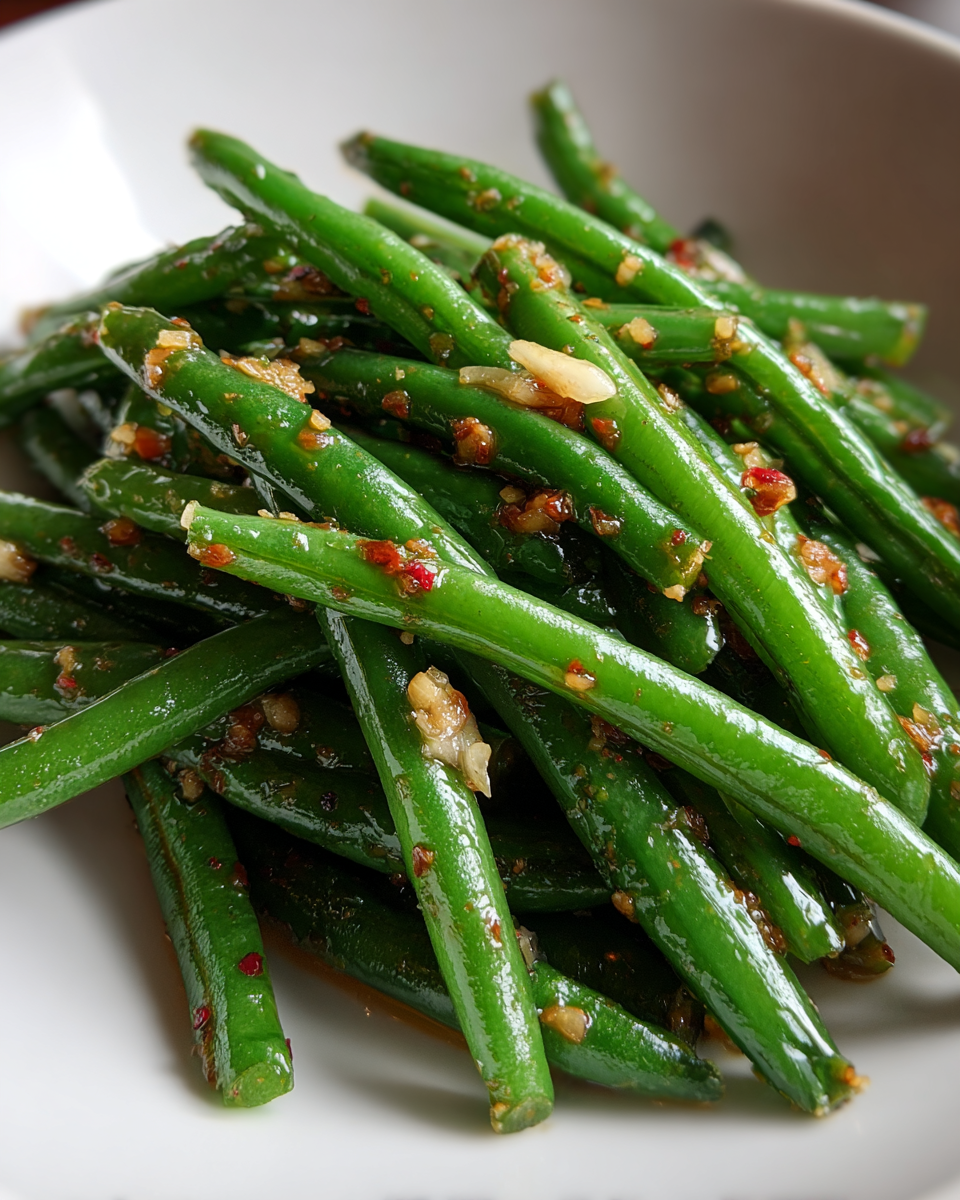 Chili Garlic Green Beans - detail 4