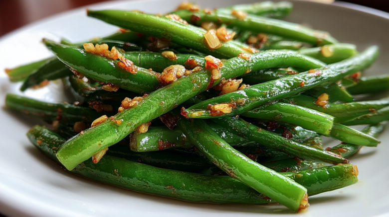 Chili Garlic Green Beans