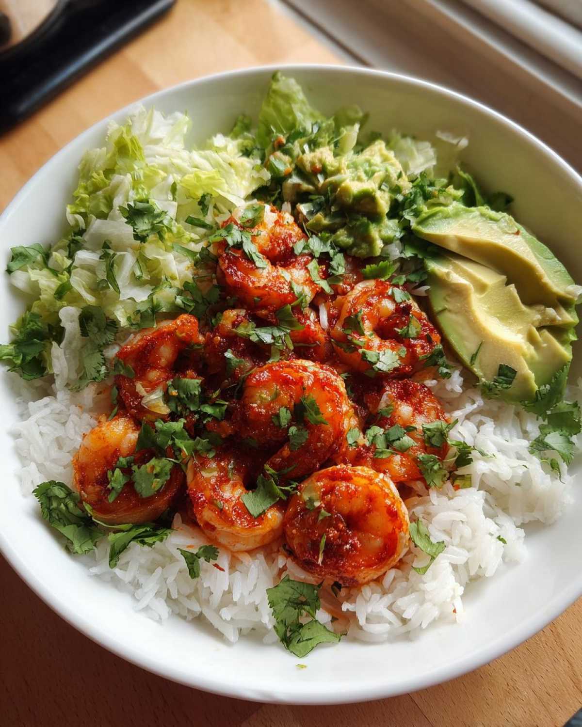 Chili Lime Shrimp Bowls - detail 1