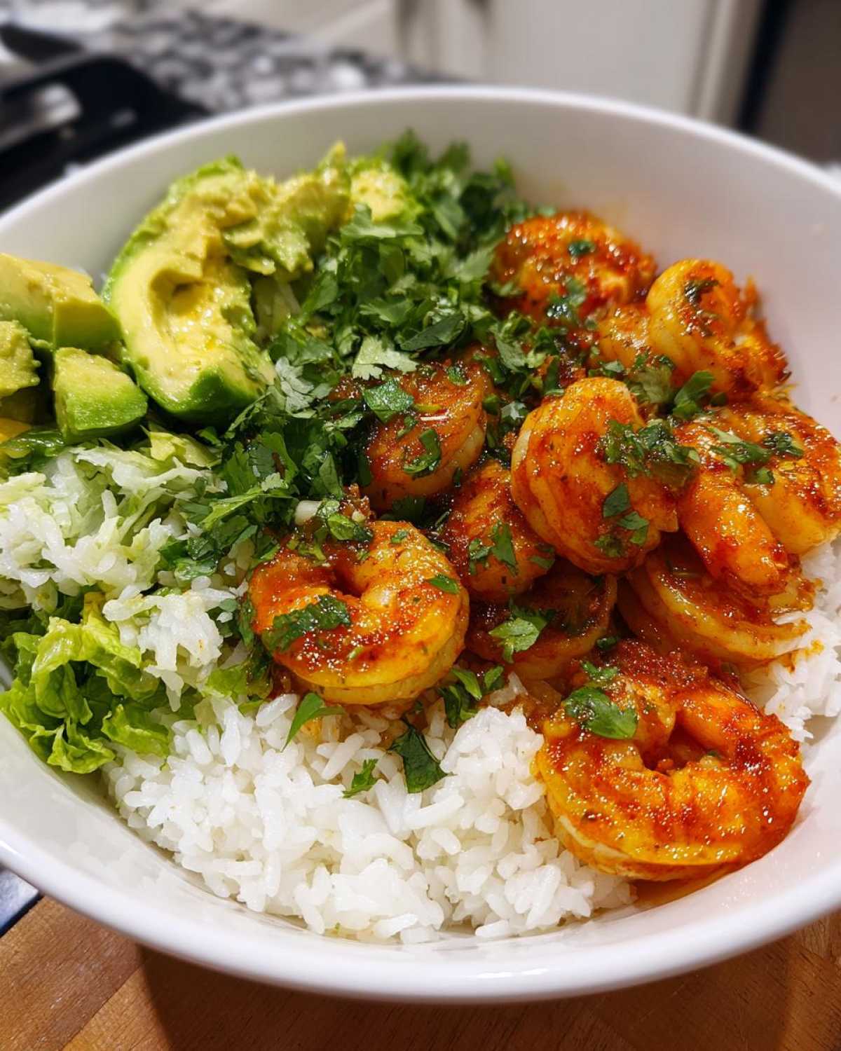 Chili Lime Shrimp Bowls - detail 3