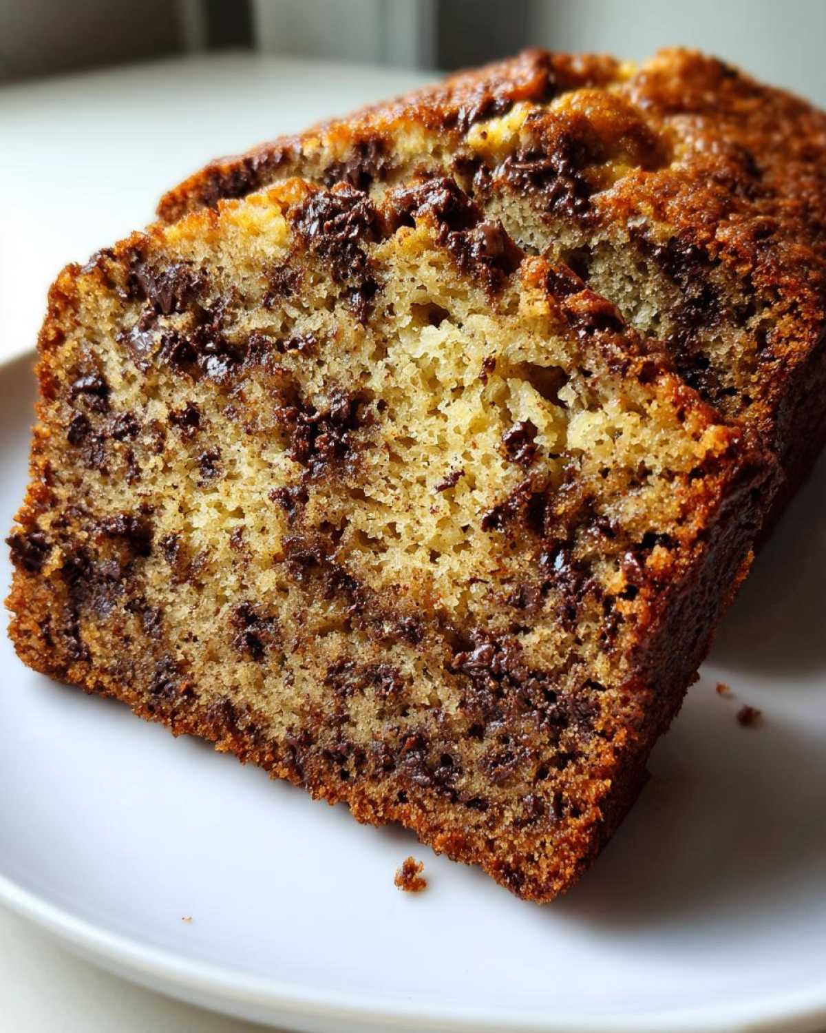 Chocolate Chip Banana Bread That Never Lasts - detail 1