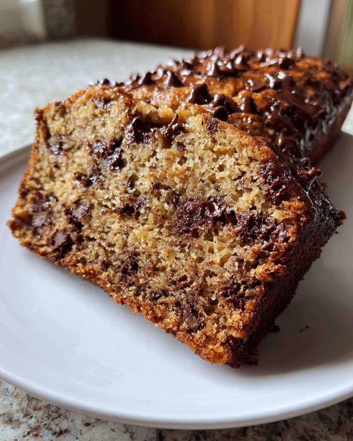 Chocolate Chip Banana Bread That Never Lasts - detail 2