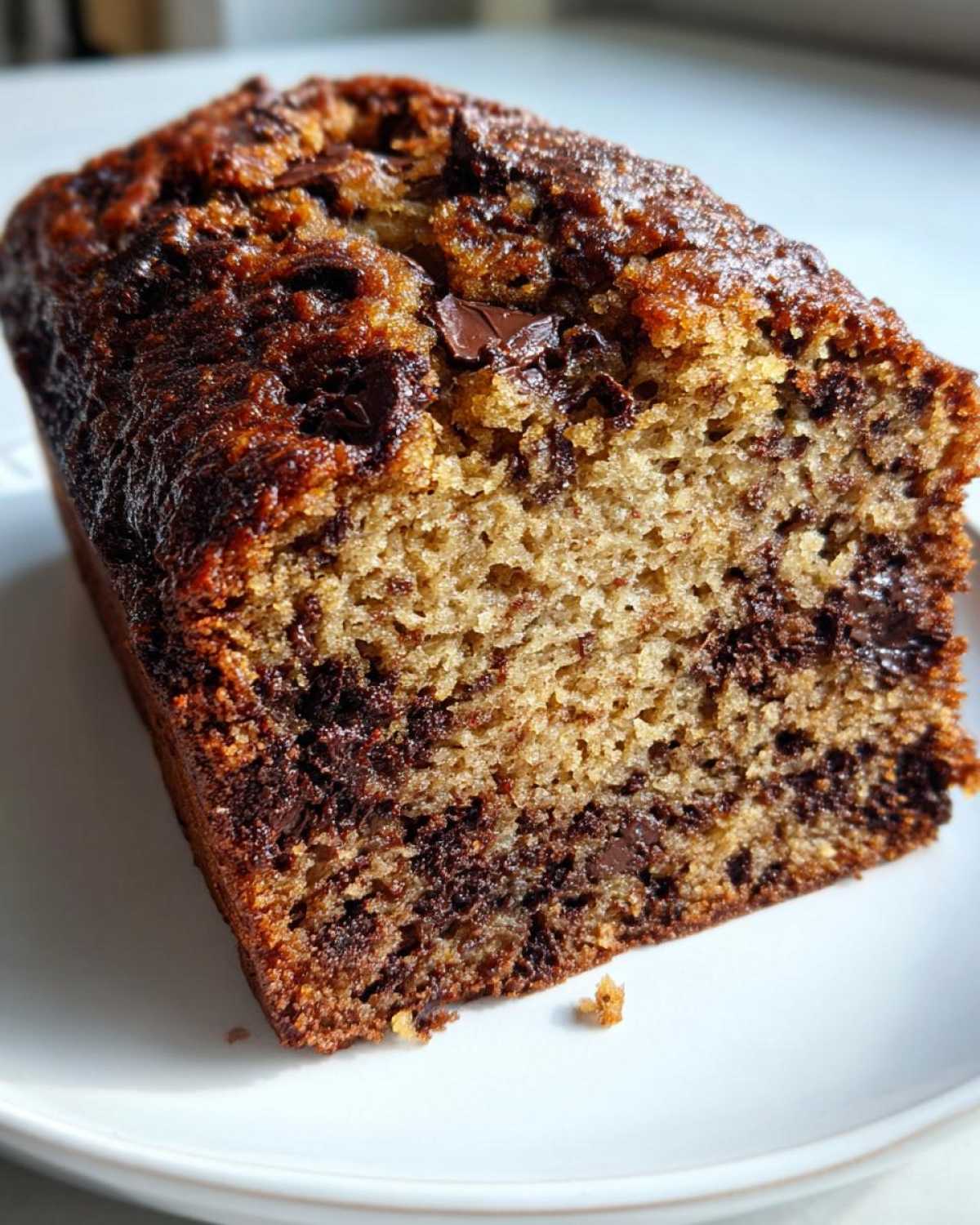Chocolate Chip Banana Bread That Never Lasts - detail 4