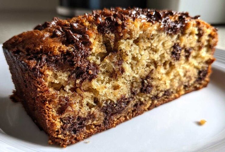 Chocolate Chip Banana Bread That Never Lasts