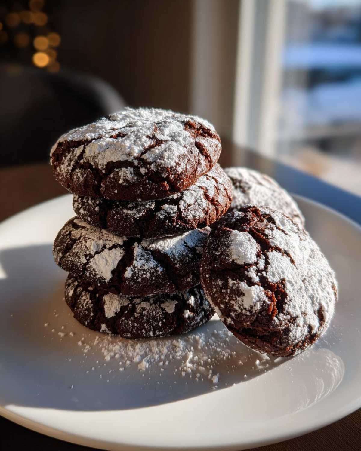 Chocolate Crinkle Cookies Santa Won’t Share - detail 1