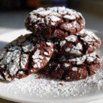 Chocolate Crinkle Cookies Santa Won’t Share