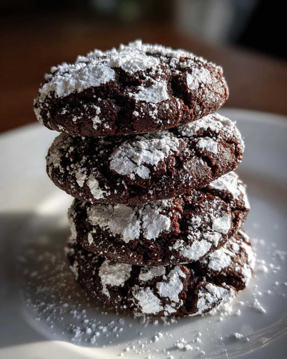 Chocolate Crinkle Cookies Santa Won’t Share - detail 2