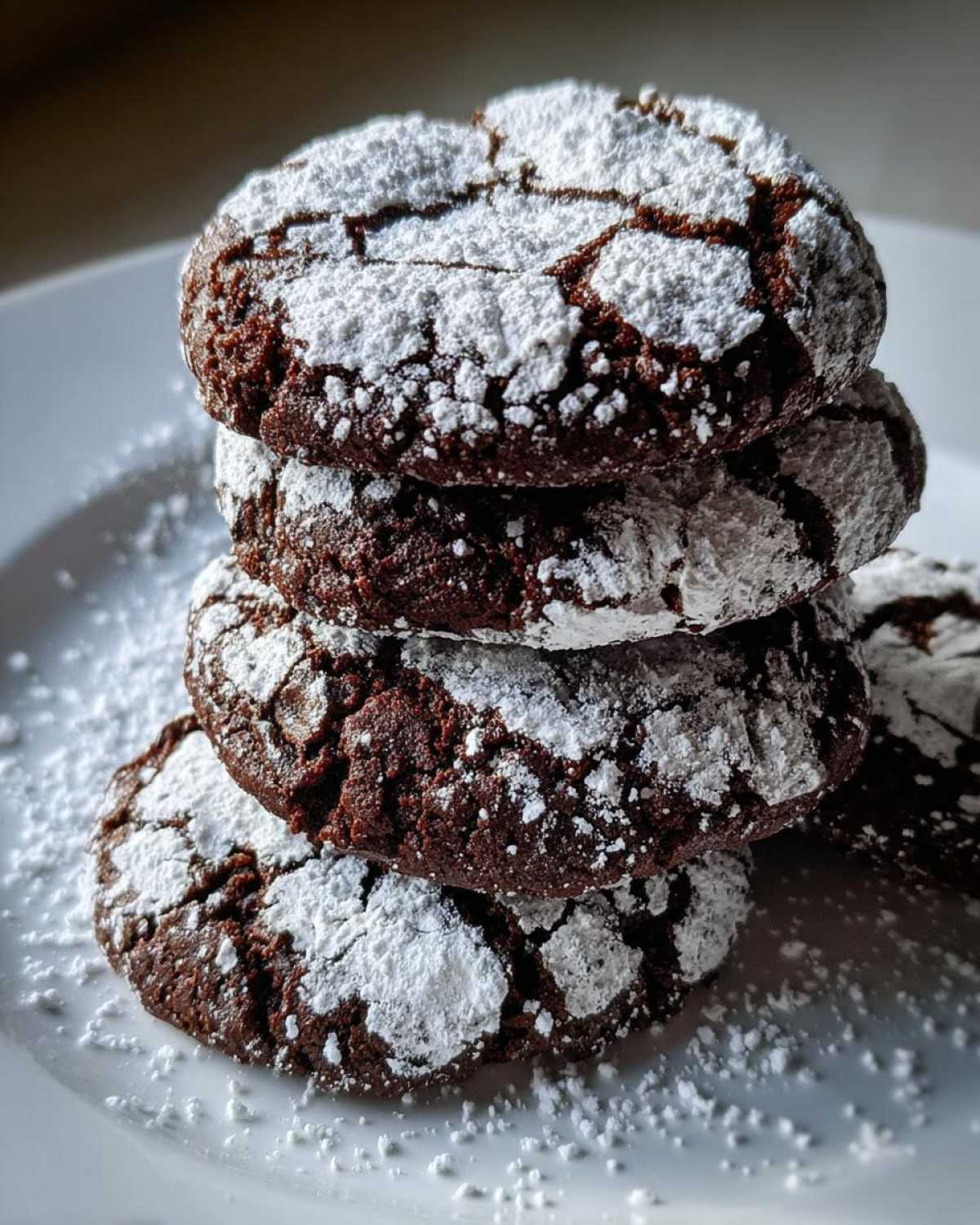 Chocolate Crinkle Cookies Santa Won’t Share - detail 3