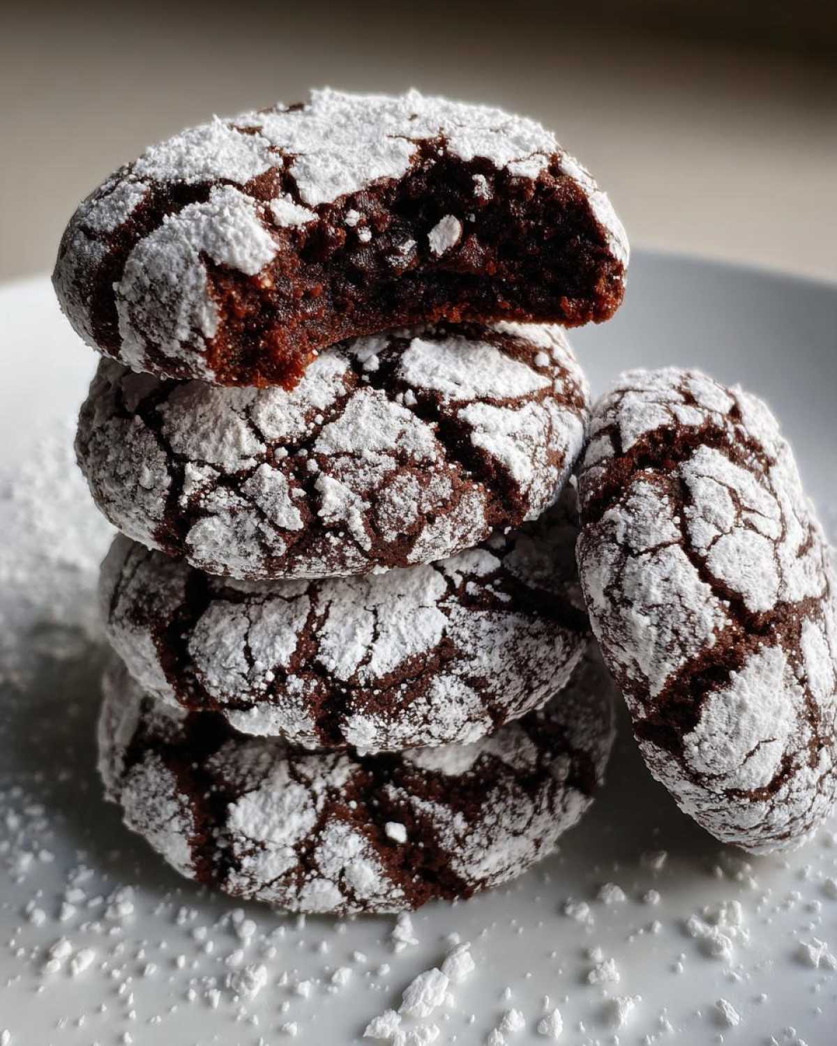 Chocolate Crinkle Cookies Santa Won’t Share - detail 4