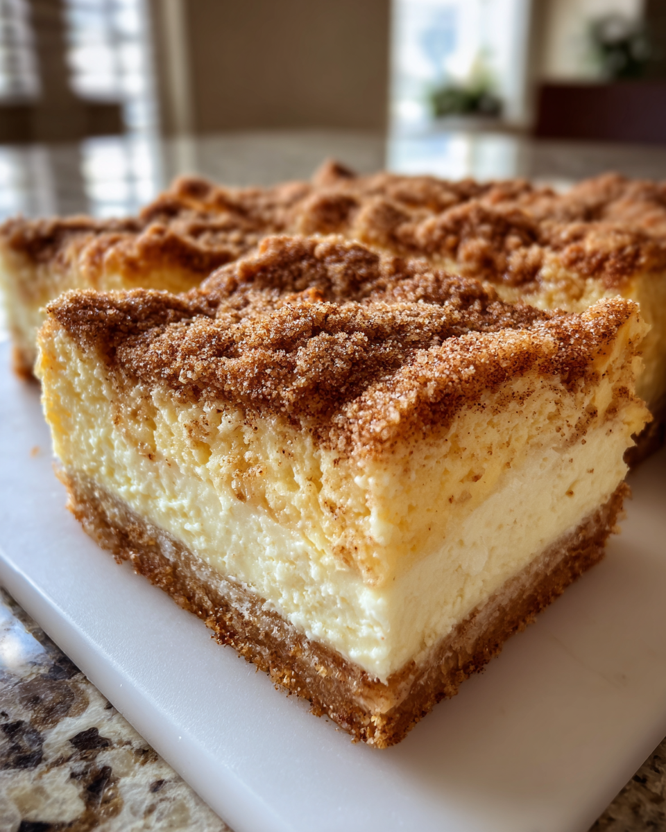 Churro Cheesecake Bars - detail 2