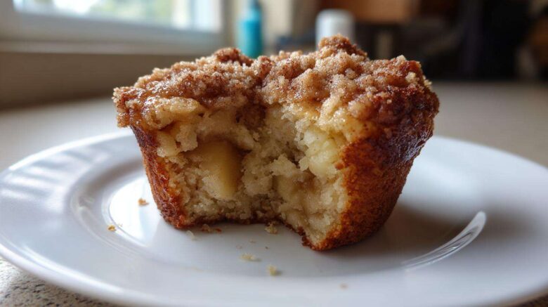 Cinnamon Apple Crumble Muffins