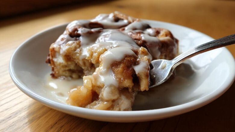 Cinnamon Roll Apple Cobbler