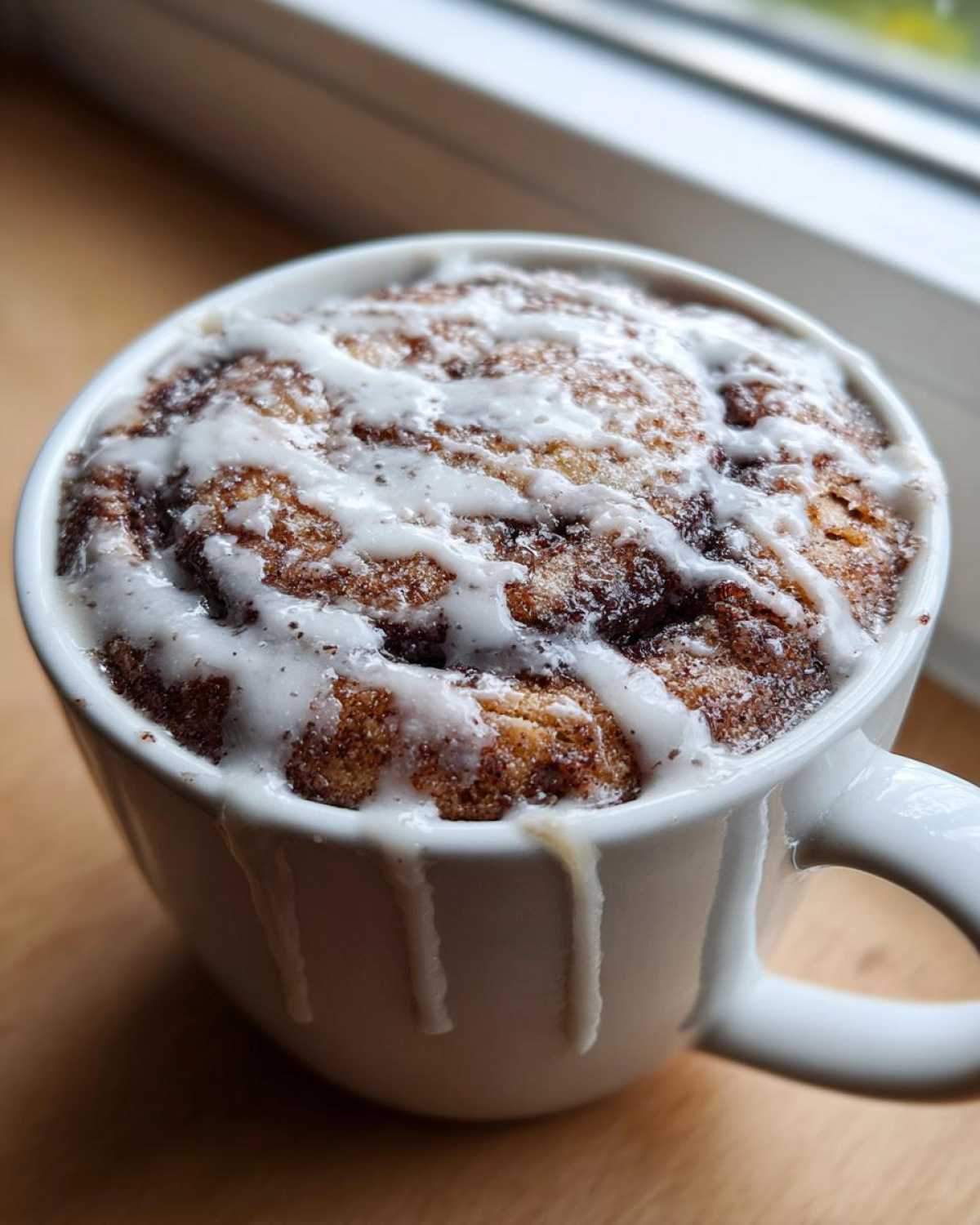 Cinnamon Roll Mug Cake - detail 1