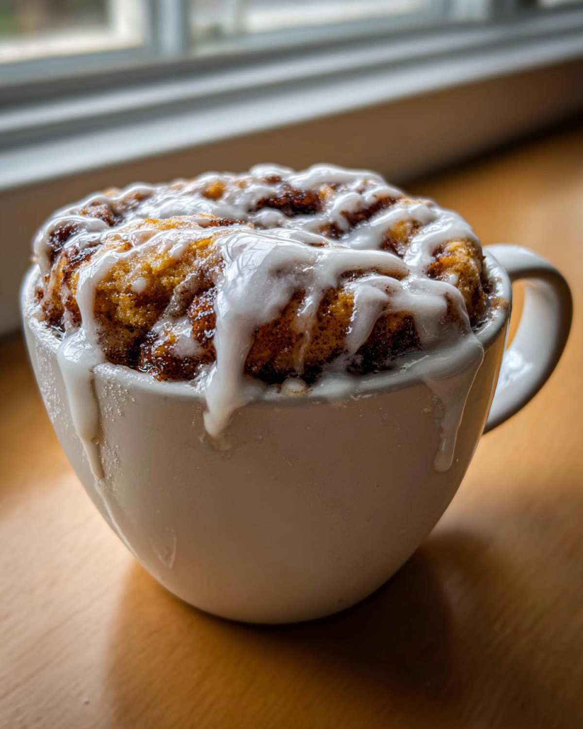 Cinnamon Roll Mug Cake - detail 2