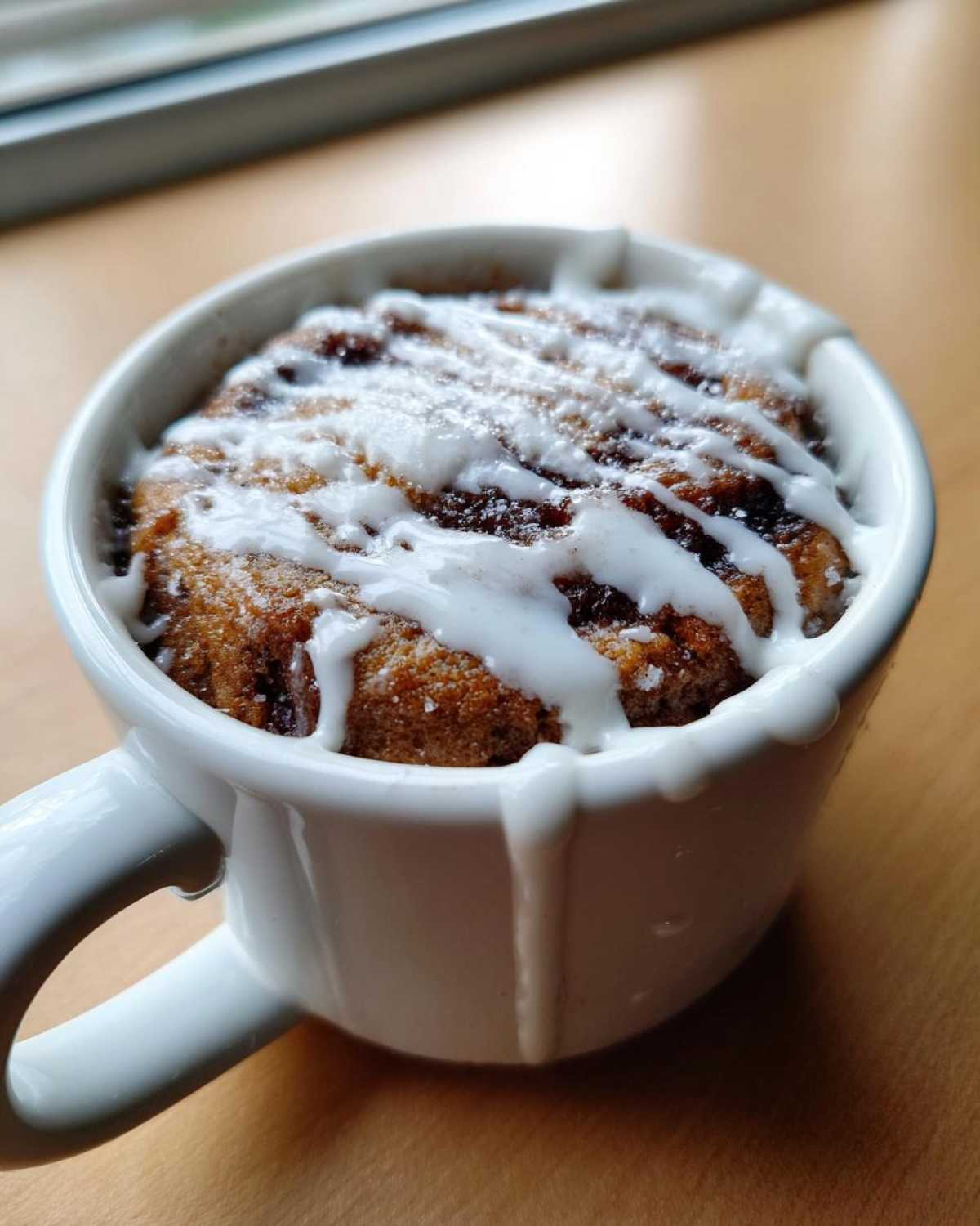 Cinnamon Roll Mug Cake - detail 3