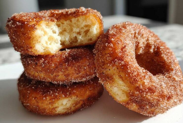 Cinnamon Sugar Air-Fryer Donuts