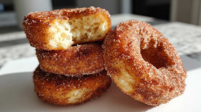 Cinnamon Sugar Air-Fryer Donuts