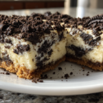 Cookies and Cream Cheesecake Bars