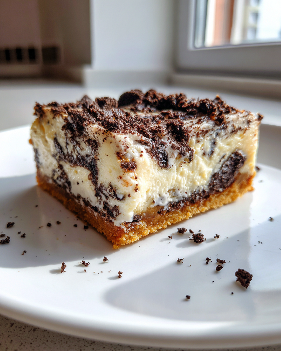 Cookies and Cream Cheesecake Bars - detail 2