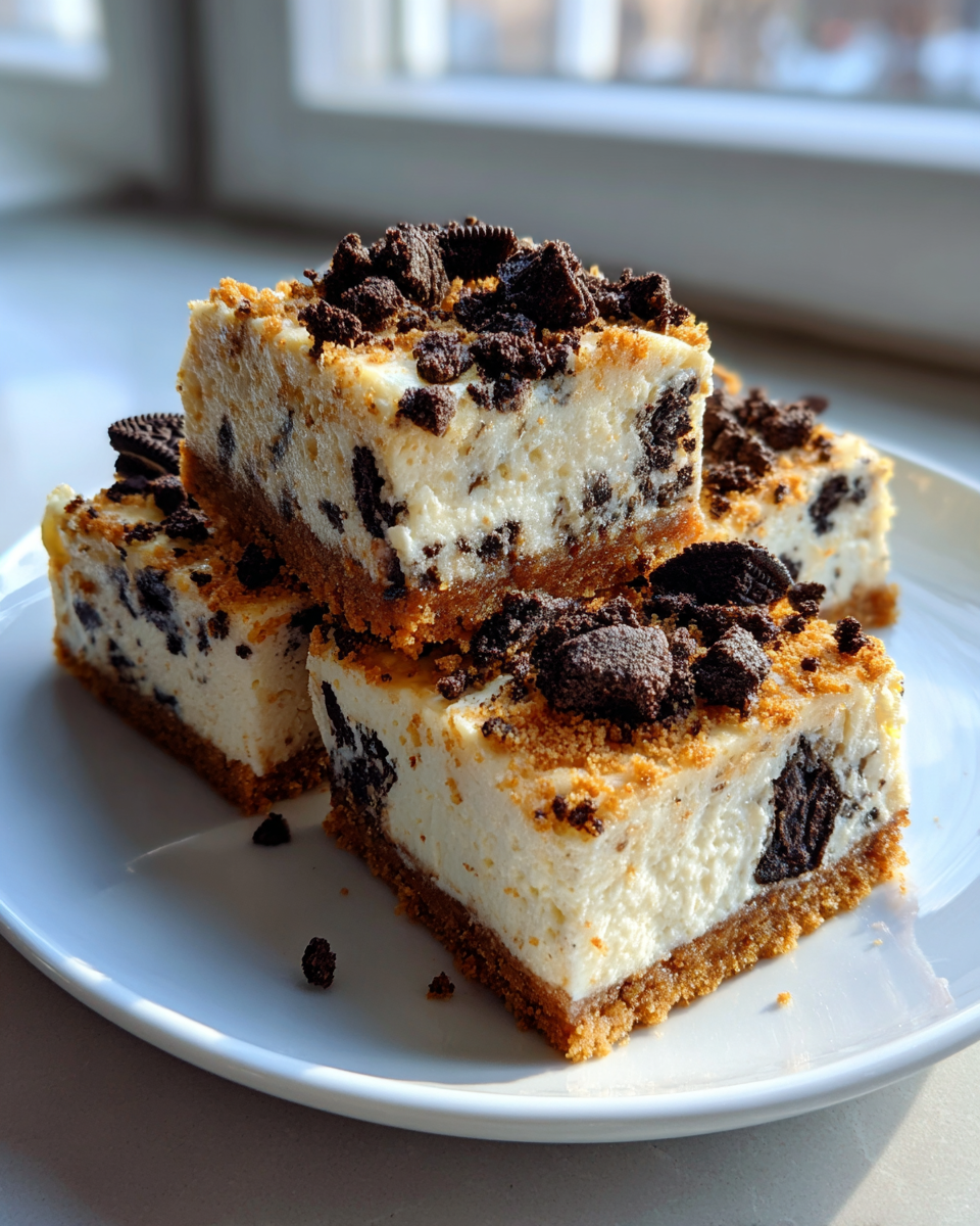 Cookies and Cream Cheesecake Bars - detail 4