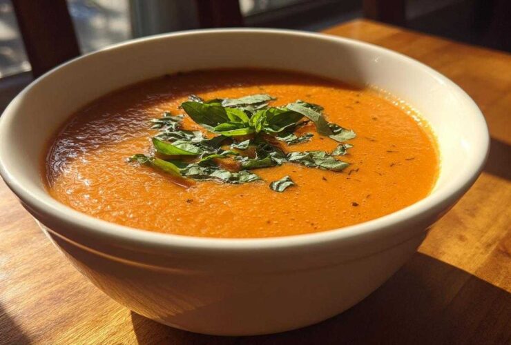 Cozy Tomato Basil Soup That Warms the Soul