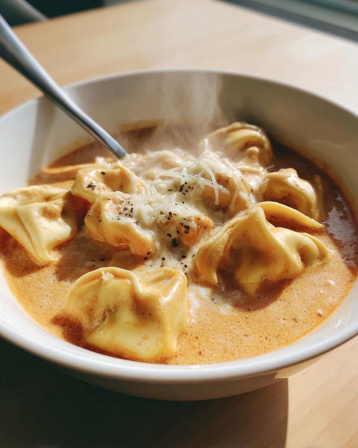 Creamy Beef Tortellini Soup - detail 3
