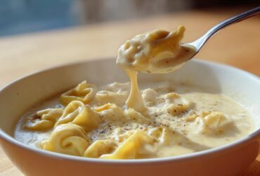 Creamy Beef Tortellini Soup