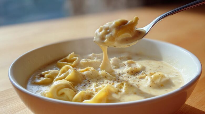 Creamy Beef Tortellini Soup