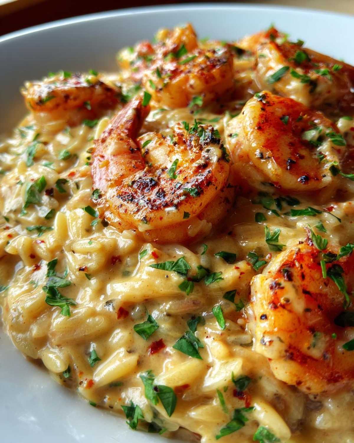 Creamy Cajun Shrimp Orzo - detail 3