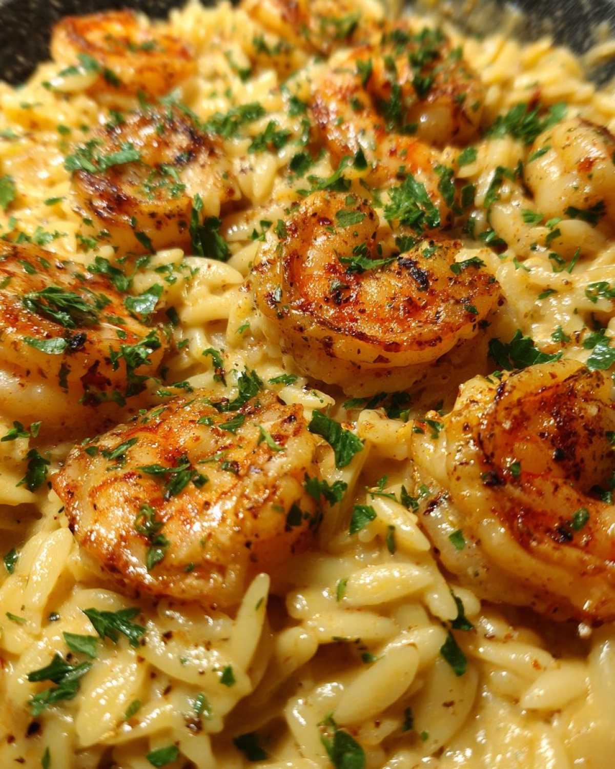 Creamy Cajun Shrimp Orzo - detail 4