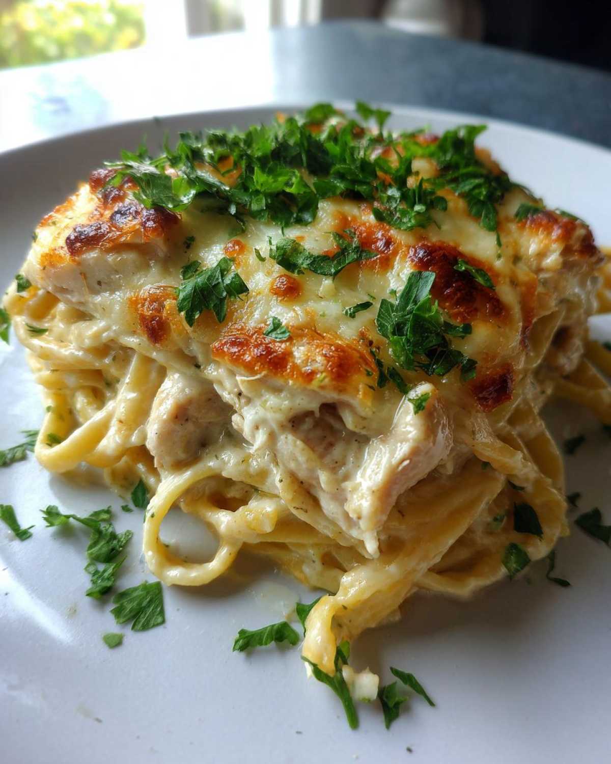 Creamy Chicken Alfredo Bake - detail 4