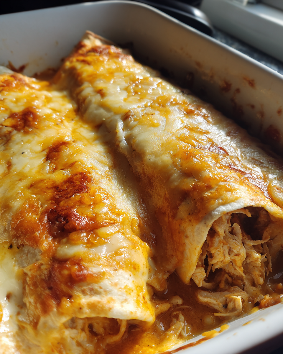 Creamy Chicken Enchiladas - detail 1
