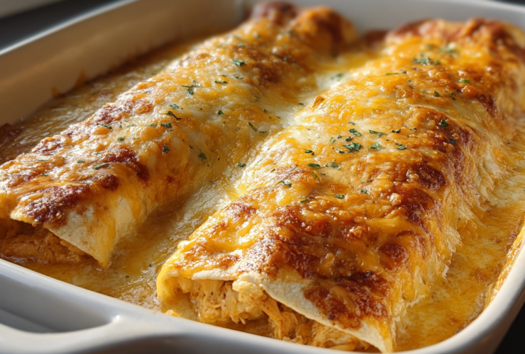 Creamy Chicken Enchiladas