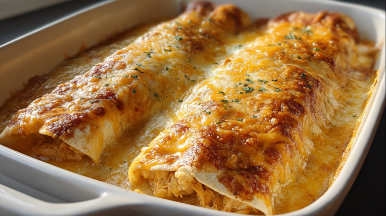 Creamy Chicken Enchiladas