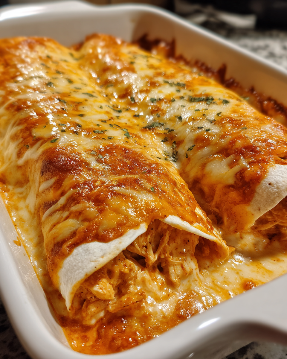 Creamy Chicken Enchiladas - detail 3